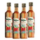 4x Vinagre De Maçã Orgânico 500ml Senhor Viccino