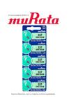 5 Baterias SONY Murata 337 SR416SW 1.55V Célula de Botão de Relógio de Óxido de Prata
