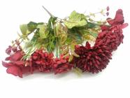 5 Buque De Flor Artificial Com Hortênsias Campestres E Cravo - PW OUTLET