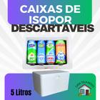 5 Caixas de Isopor EPS 5 litros para Gelo, refrigerante, latas, sorvetes e medicamentos. - Mundi EPS