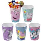 5 Copos Peppa Pig para Doces Festa Infantil Aniversário Lembrancinha Sacola Surpresa - Plasútil