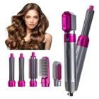 5 Em 1 Escova Secador De Cabelo Alisadora Profissional Para Penteado Feminino Eletrico 110v