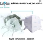 5 Máscaras GVS Aero 2 Pff2 n95 - Descartável Hospitalar Anvisa (Espuma semelhante aura 9320 da 3M ) - GVS HOSPITALAR