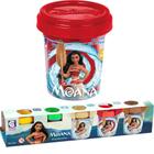 5 Massinhas Modelar Atóxicas Moana Colorida Criança Brincar - Cotiplás