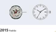 5 Mecanismos Miyota 2015 Padrão Com Exibição de Data