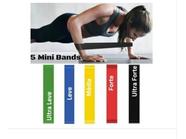 5 Mini Band Elastico Academia Fit Treino Funcional Exercício - Nao Informada