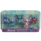 5 Mini Bonecos De 7Cm Do Stitch Colecionáveis 3991 Sunny