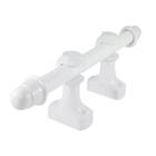 5 Pares Kit Suporte P/ Varão De Cortina 28mm Branco Reibraz