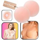 5 Pares Tapa Seio Bico Peito Mamilo De Silicone Para Roupa Branca Tapa Seio Protetor Aureola Bicos Adesivo Push-Up - Mixxstorerp