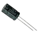 5 pçs - capacitor eletrolitico 2200x10v - 2200uf x 10v - KETUO