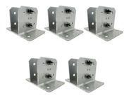 5 pcs Suporte Alumínio P Haste Industrial E Big Haste 25x25 - CONFISEG