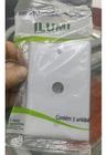 5 Placa Com Furo 4x2 Passagem Saída Fio Chuveiro Tv Ilumi