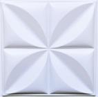 5 Placas 3d Branco Fosco Adesiva 50 X 50 Parede/teto