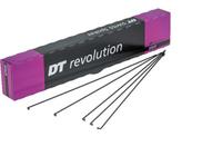 5 Raio Dt Swiss Revolution 2.0/1.5/2.0 Preto Sem Niples