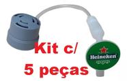 5 UN Tubo Chopeira Krups Beertender Heinek. Original com 5 Unidades