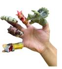 5 unidades Brinquedo Fantoche De Dedos Dinossauros Infantil