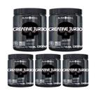 5 X Suplemento em pó Black Skull Creatine Turbo Creatina Turbo pote de 300g