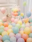 50 Bexigas Balão Candy Color Tons Pastéis