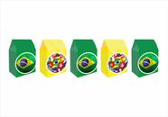 50 Caixinhas MILK para doces Copa do Mundo Brasil