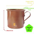 50 Canecas Moscow Mule Alumínio Pintado Cobre 350 Ml Drinks