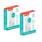 50 Curativos Bandagem Respirável Médio Adulto Livre de Látex Fisher-Price HC565