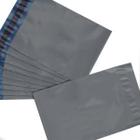 50 Envelope Plástico 26x36 Cm de Segurança Com Lacre Preto Cinza 50 Envelopes