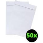 50 Envelopes Saco Branco Off-set A4 260x360mm 90g - Foroni