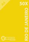 50 Folhas Papel Color Plus Rio de Janeiro (Amarelo) A4 180g