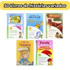 50 Livros Infantis C/ Histórias Clássicos Variadas Atacado