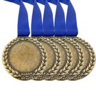 50 Medalhas Para Personalizar Adesivar Ouro Prata bronze 6cm