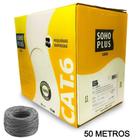 50 Metros De Cabo Rede Cat6 SohoPlus Furukawa 100% Cobre