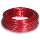 50 Metros de Fio Paralelo Cabo de Som Automotivo 100% Cobre 2x12 AWG 2,5mm 150V Duplo Vermelho Preto - Star Brasil