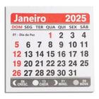 50 Mini Calendários 2025 Tamanho 5x5 cm - Bloquinho para Ímã de Geladeira - Mais Barato - NITECORE