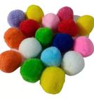 50 Mix Pompom Mini Bolinha Artesanato Laços Colorido 40mm - GCS