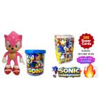 Boneco Sonic - Azul, Amarelo, Preto, Vermelho e Rosa - 14cm - Ótimo para  lembracinha de aniversário - Loja VMR - Bonecos - Magazine Luiza