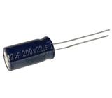 50 PÇS CAPACITOR ELETROLITICO 22X200V - 22UF X 200V - 105º - AISHI