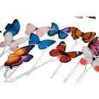 50 topper tag plaquinha para doces borboletas coloridas