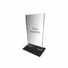 50 Troféu Acrílico Cristal Sem Personalização Liso 15X10Cm