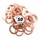 50 Un Arruela de Cobre Vedação Bujão Carter M22,3 Aba 27,3mm
