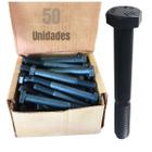 50 Un Parafuso Sextavado M06 x 110mm Aço 8.8 Parcial Fio 1,0 - TOURO