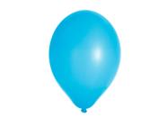 50 Unidades Balão Bexiga Azul Claro Liso Número 7 Polegadas Para Festas Decoração