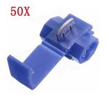 50 x Conector Derivação Emenda Cabos Fios Azul 1,5 A 2,5mm SP2