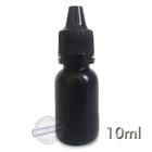 500 Frasco Plástico 10ml conta gotas Preto - Ref 14780 - EDDICOQUI EMBALAGENS