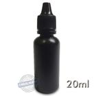 500 Frasco Plástico 20ml conta gotas Preto - Ref 14800