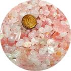 500gr Quartzo Rosa Rolada Pedra Natural P 5 a 10mm Classe C