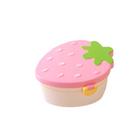 500ml Strawberry Shape Lunch Box,2 Layer Food Fruit Storage Bento Boxs Micro-onda Tableware Kid Cute School Bowl Lancheiras (Rosa) - HTTN