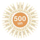 500un Mini prendedor pregador grampos madeira natural