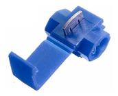 50pçs Conector Derivação Emenda Cabos Fios Azul 1,5 A 2,5mm - Decorlux