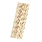 50Pcs Longos espetos de bambu paus de madeira churrasco shish kabob fondue grill - bege - Jiezhirong Information