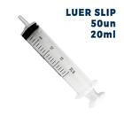 50un 20mL Seringa Descartável Bico LUER SLIP - Descarpack